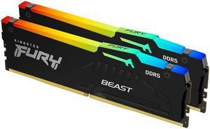 Kingston FURY Beast 64GB (2 x 32GB) 288-Pin PC RAM DDR5 6400 (PC5 51200) Memory (Desktop Memory) Model KF564C32BBEAK2-64