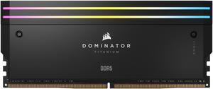 CORSAIR DOMINATOR TITANIUM 96GB (2 x 48GB) DDR5 6400 (PC5 51200) Desktop Memory Model CMP96GX5M2B6400C32