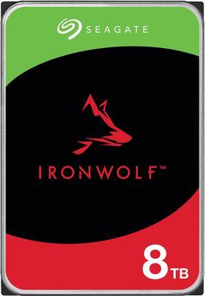 Seagate IronWolf 8TB NAS Hard Drive 7200 RPM 256MB Cache SATA 6.0Gb/s CMR 3.5" Internal HDD for RAID Network Attached Storage ST8000VN004-NE