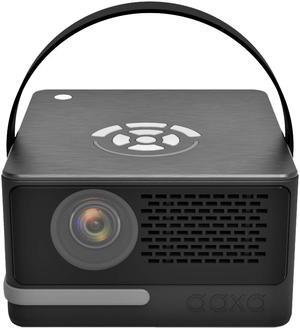 AAXA P6 Ultimate Smart Mini  Projector, 6 Hour Battery, 1100 LED Lumens, Bluetooth 5.0 Speaker, Wireless Mirroring, 3D Ready, HDMI/USB/TF Inputs (HP-P6U-01)