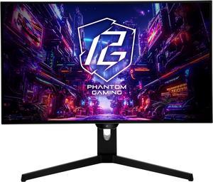 ASRock Phantom Gaming 27" QHD (2560x1440) 240Hz Flat WOLED Gaming Monitor, 0.03ms (GTG), 99% DCI-P3 with 129% sRGB Color Space, 2xHDMI 2.1, 2xDisplayPort 1.4, 3xUSB, PGO27QFS