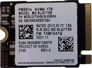 SAMSUNG 1TB SSD M.2 2230 30mm PM991a NVMe PCIe Gen3 x4 MZ9LQ1T0HBLB Solid State Drive for Surface Pro Steam Deck Dell HP Lenovo Laptop Ultrabook Tablet