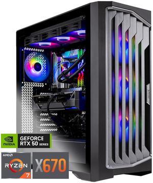 Skytech Legacy Gaming PC Desktop, Ryzen 7 9800X3D 4.7 GHz (5.2 GHz Turbo), X670 Motherboard,NVIDIA RTX 5080 16GB GDDR7, 1TB Gen4 SSD, 32GB DDR5 6000, 1000W GOLD ATX 3.0, 360mm AIO , Wi-Fi, Win 11 Home
