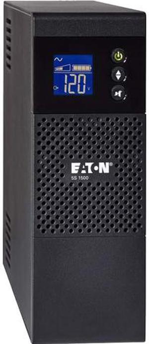 Eaton 5S1500LCD 5S UPS 1500VA 900 Watt 120V LCD Line-Interactive Battery Backup ECO USB - Tower - 2 Minute Stand-by - 110 V AC Input - 115 V AC Output - 10 x NEMA 5-15R