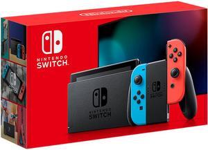 Nintendo Switch Console with Neon Blue and Neon Red Joy-Cons