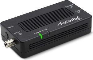 Actiontec MoCA 2.5 Network Adapter for Ethernet Over Coax (1 Pack) – 1 Gbps Ethernet, Coax to Ethernet Adapter, Enhanced Streaming and Gaming (Model: ECB6250S02)