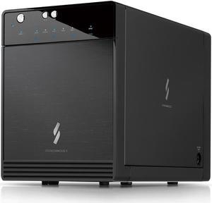 Mediasonic USB 3.2 4 Bay 3.5 SATA Hard Drive Enclosure  USB 3.2 Gen 2 10Gbps Type C | USB-C (HF7-SU31C) Support 24TB HDD