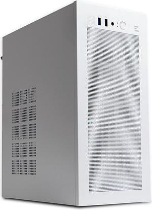 Zalman CUBIX Compact mATX ITX PC Case, Micro-ATX / Mini-ITX / DTX, SFF Small Form Factor SFX HTPC Computer Chassis, Fits standard ATX Power Supply, USB 3.0, White