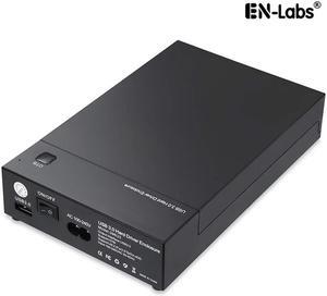 EnLabs ENU335HDD USB 3.0 to 3.5inch or 2.5 inch SATA External Hard Disk Drive Enclosure w/ UASP, Tool-Free HDD SSD Docking Station for 2.5" 3.5" SATA I/II/ III HDD SSD Up to 8TB, Support OTB Function