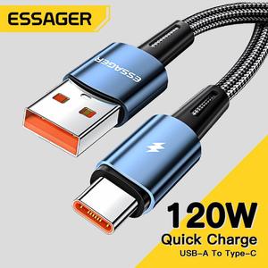 [3.3ft, 1-pack] Jansicotek USB A to USB C Cable 6A PD 120W Cable QC4.0 Super Fast Charging Type-C Phone Nylon Braided Charger Cord 480Mbps Data for iPad MacBook Samsung Galaxy Pixel PS5
