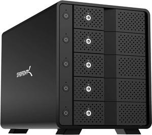 SABRENT USB 3.2 5-Bay 3.5" SATA Hard Drive Tray-Less Docking Station (DS-SC5B)