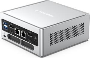 MINISFORUM NAB6 Lite Mini PC Core i5-12600H(12C/16T, up to 4.5 GHz) Mini Computer 16GB RAM + 1TB SSD, 2xHDMI + 2xUSB-C 4K@60Hz Outputs, 2x2.5G LAN, 4xUSB3.2, Intel Iris Xe Graphics Desktop Computer