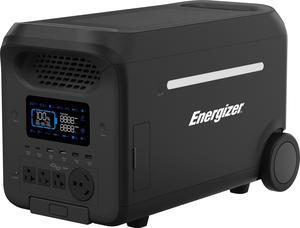 Energizer Solar Peak 3000 Portable Power Station, 2560Wh LiFePO4 Battery, Solar Rechargeable, Expandable Parallel Version, for Home Backup, RV/Camping, and Emergency