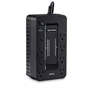 CyberPower ST425 Standby UPS Systems - 425VA/260W, 120 VAC, NEMA 5-15P, Compact, 8 Outlets