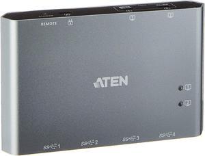 ATEN 2-Port USB-C Gen 2 Sharing Switch with Power Pass-through US3342