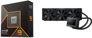CPU CPU Cooler Combo -  AMD 100-100000662WOF Bundle with  ASUS ROG RYUJIN III 360